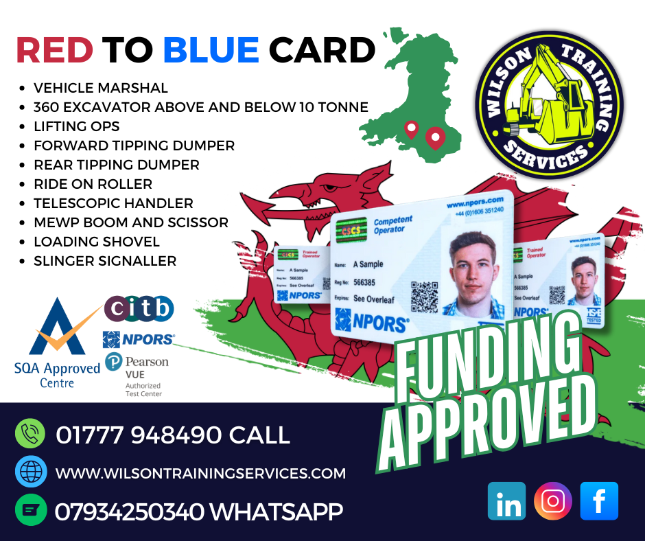 Red to Blue NPORS card upgrade pathway